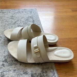 Cole Haan Slide Sandlas Cream Womens Size 9